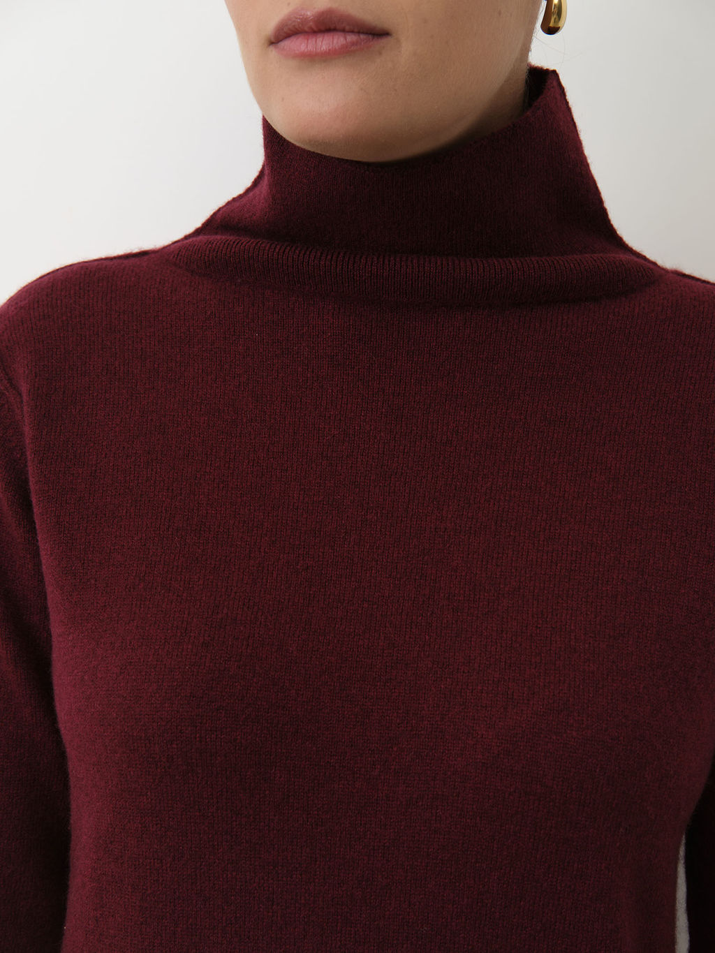 Платье из пуха яка 13116 бордовое