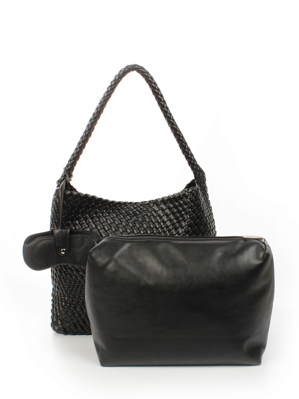 LACCOMA сумка СУ1053-0-черный эко кожа хлопок  фото 4