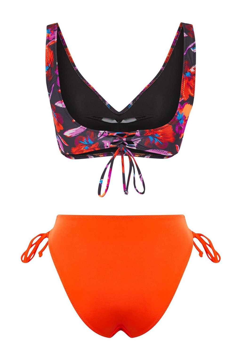 TRENDYOLMILLA Leopar Desenli Bralette Yuksek Bel Regular Bikini Tak?m? TBESS25BT00177  фото 6