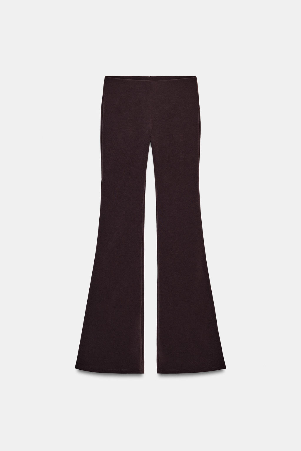 PANTALON FLARE STRETCH / Marr?n oscuro - Zara фото 4