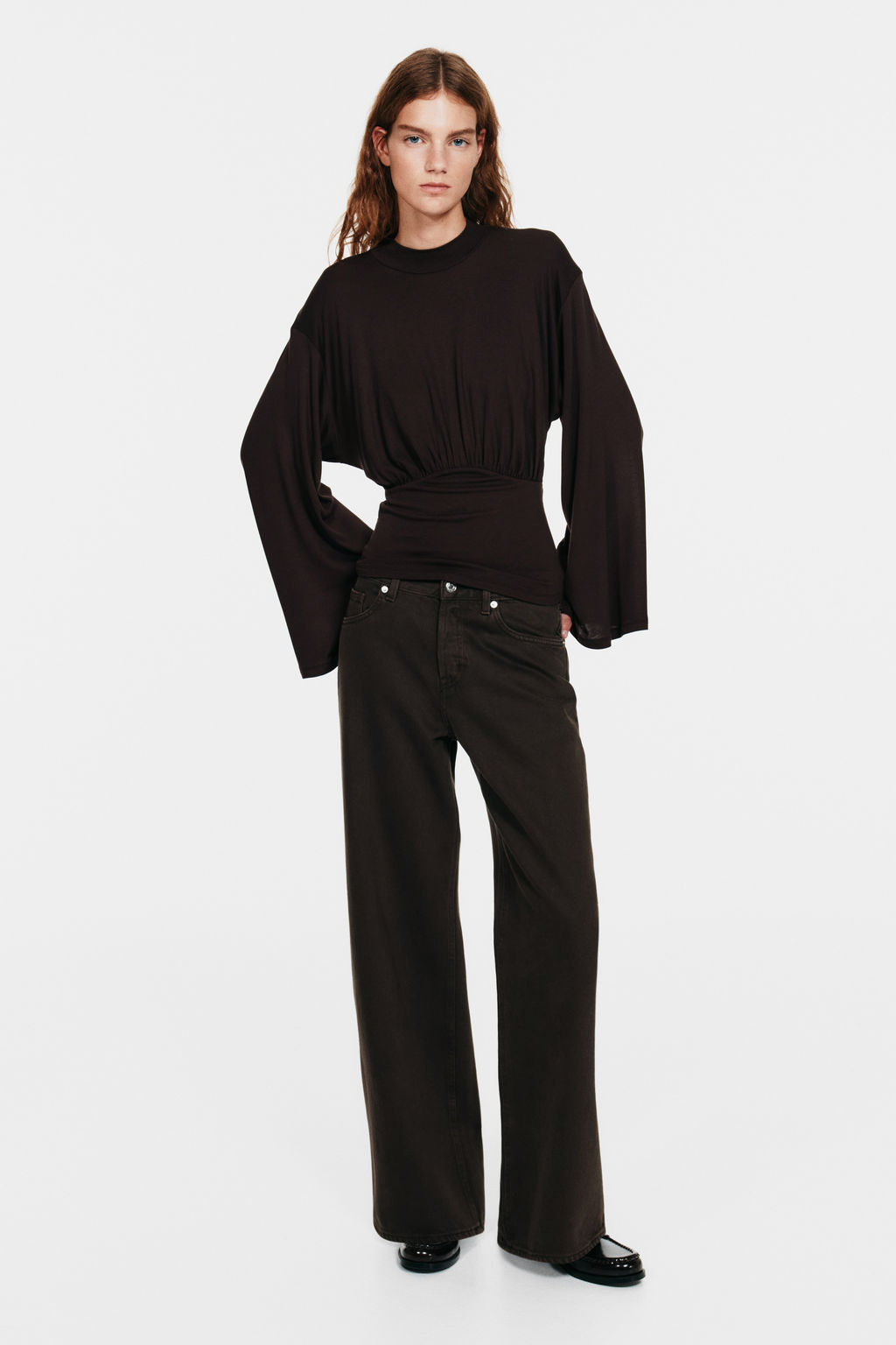 Top drapeado de punto - H&m фото 4