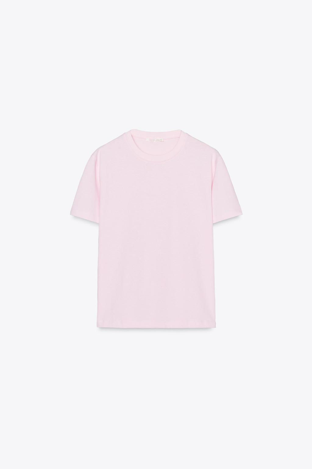 BASIC COTTON T-SHIRT - Zara фото 14