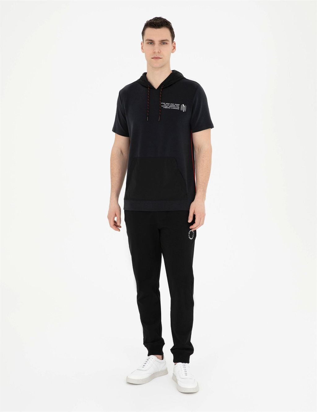 Siyah Regular Fit Sweatshirt - Pierre cardin фото 4