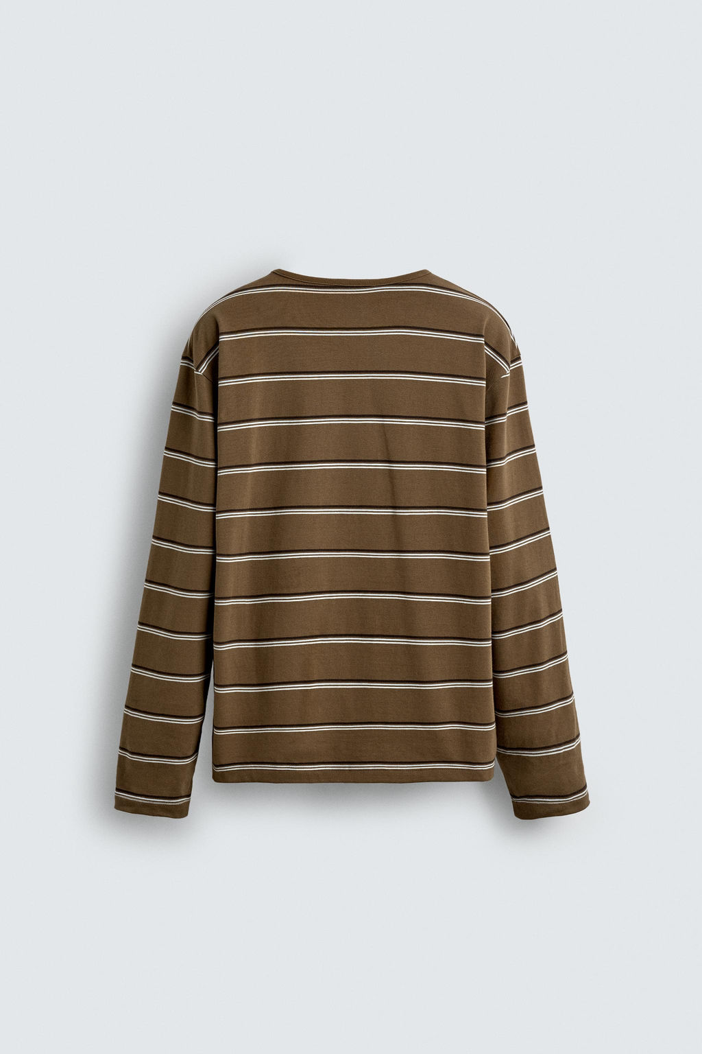STRIPED JACQUARD T-SHIRT - Zara фото 9
