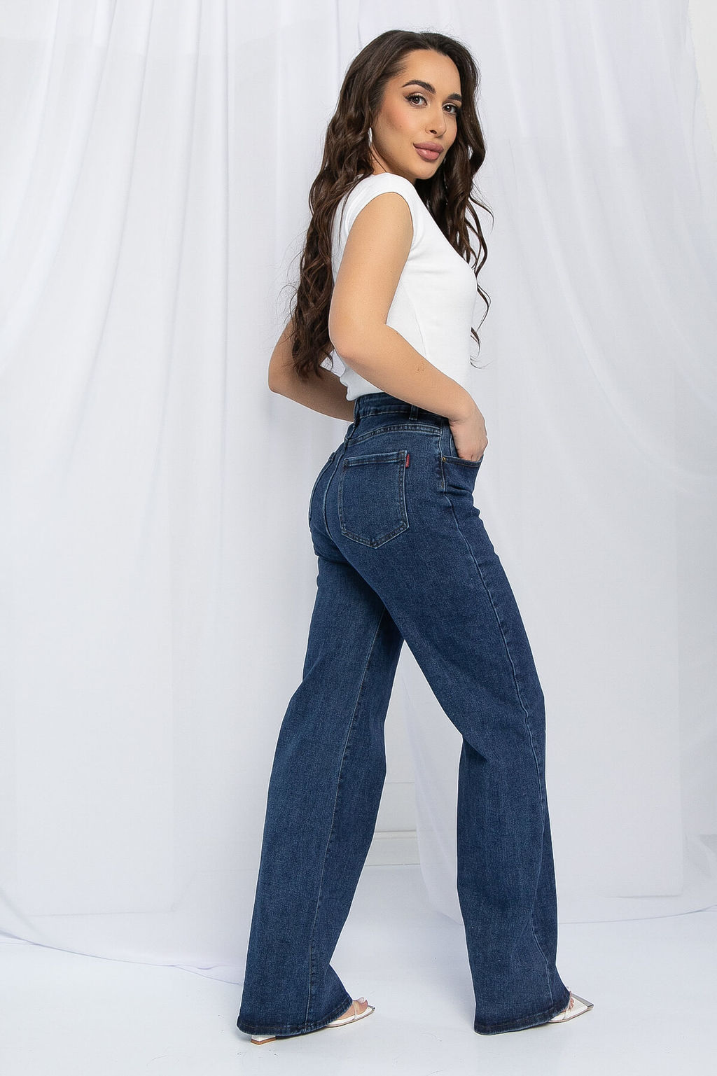 Джинсы Изящная походка (синие) Б13173-4М - Lt collection фото 4