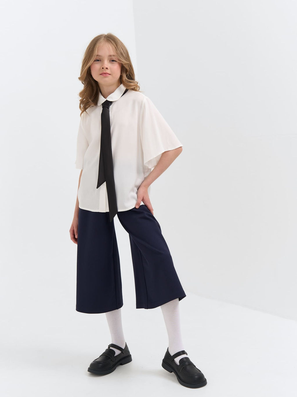 Колготки однотонные Белые 7+ - Bungly фото 3