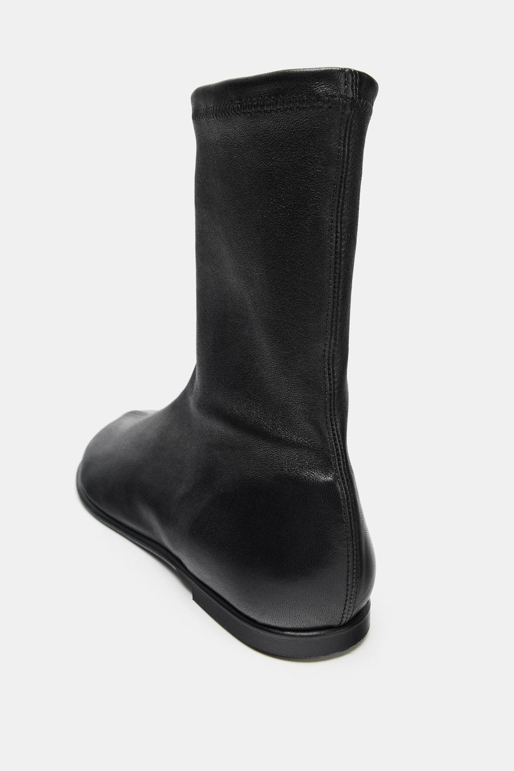 SOFT LEATHER ANKLE BOOTS - Zara фото 12