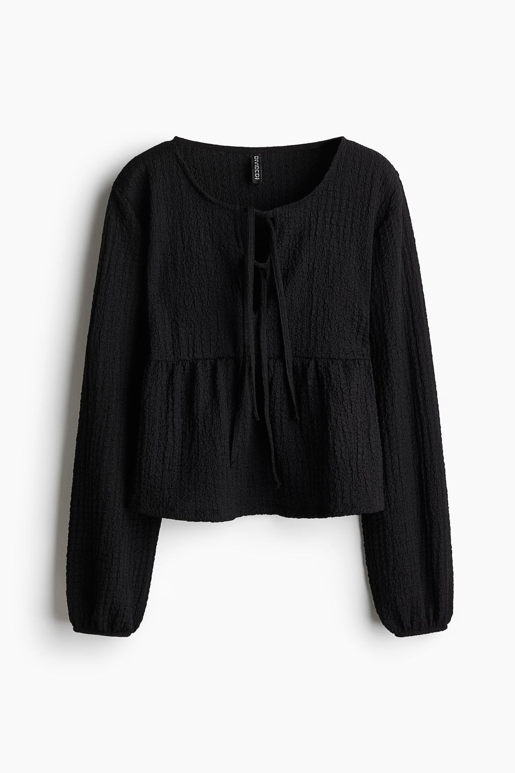Top efecto arrugado con lazada - H&m фото 5