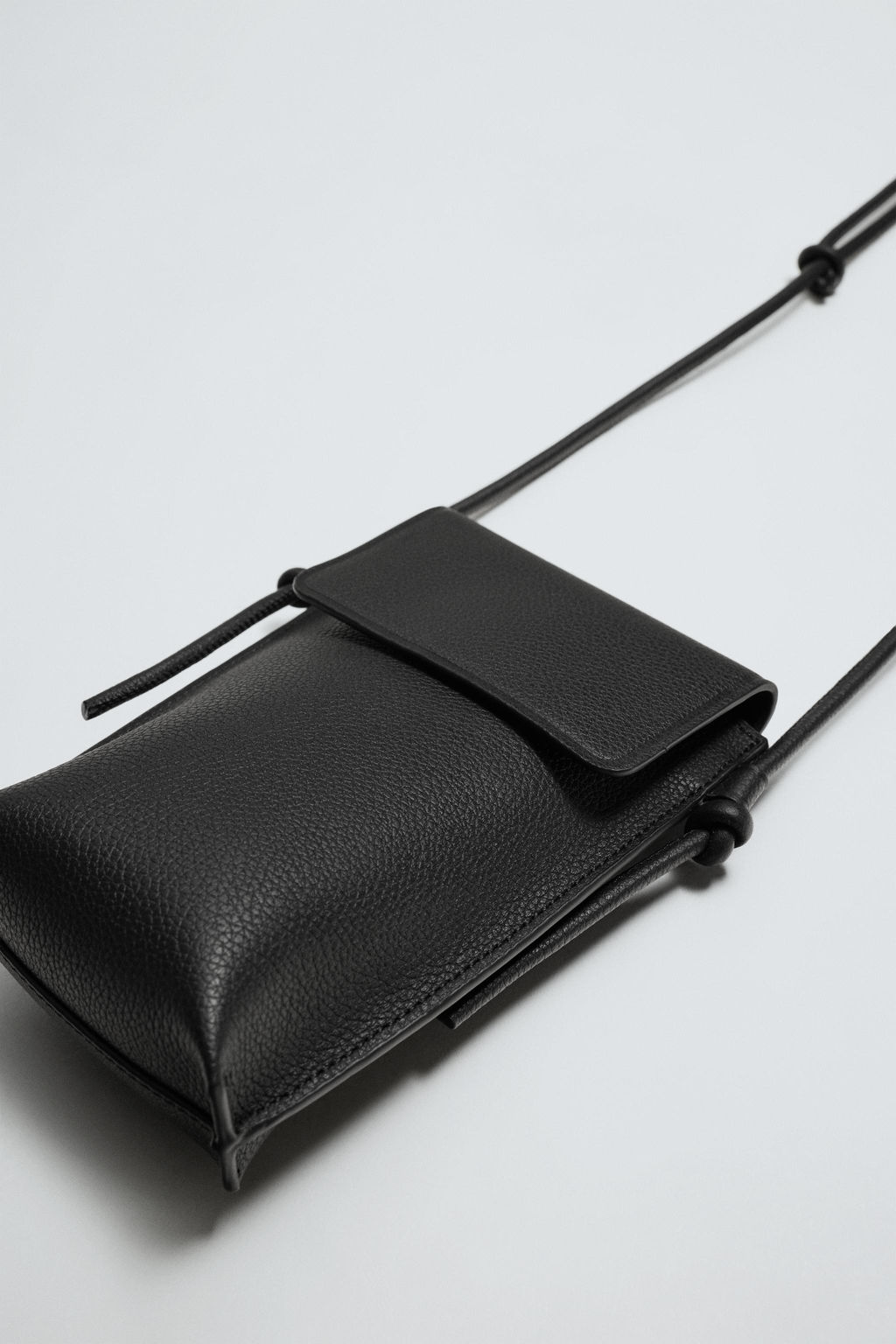 LEATHER CROSSBODY BAG - Zara фото 6