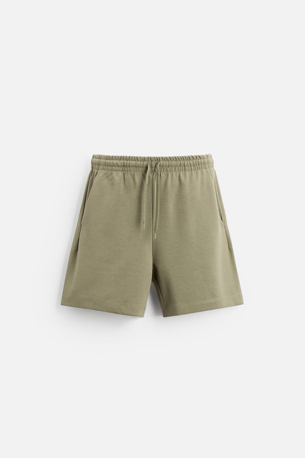 INTERLOCK TEXTURED BERMUDA SHORTS - Zara фото 33