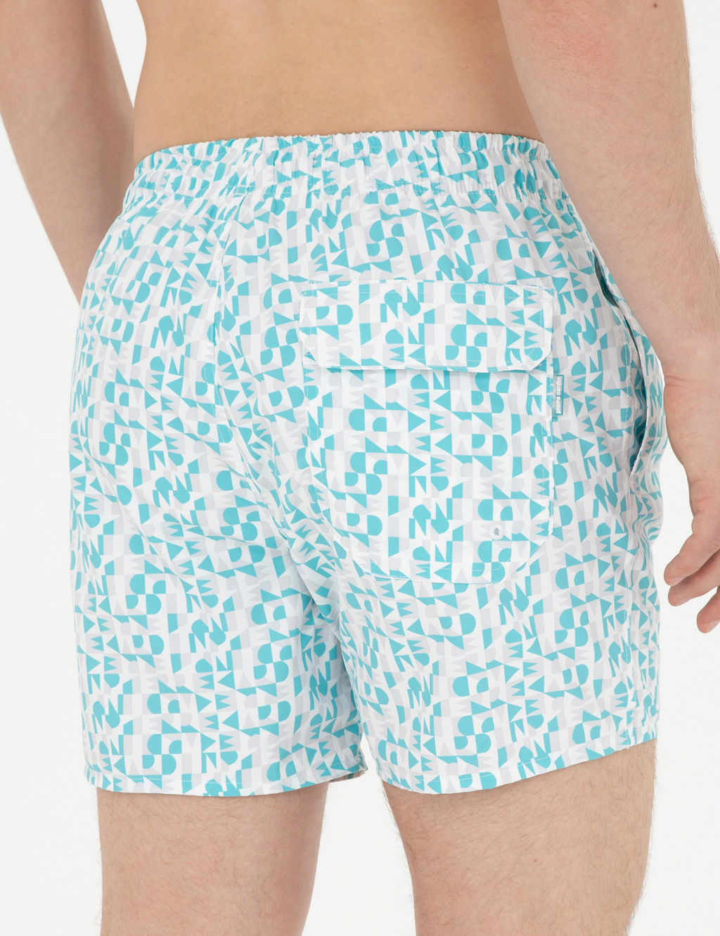 Пляжные шорты синие