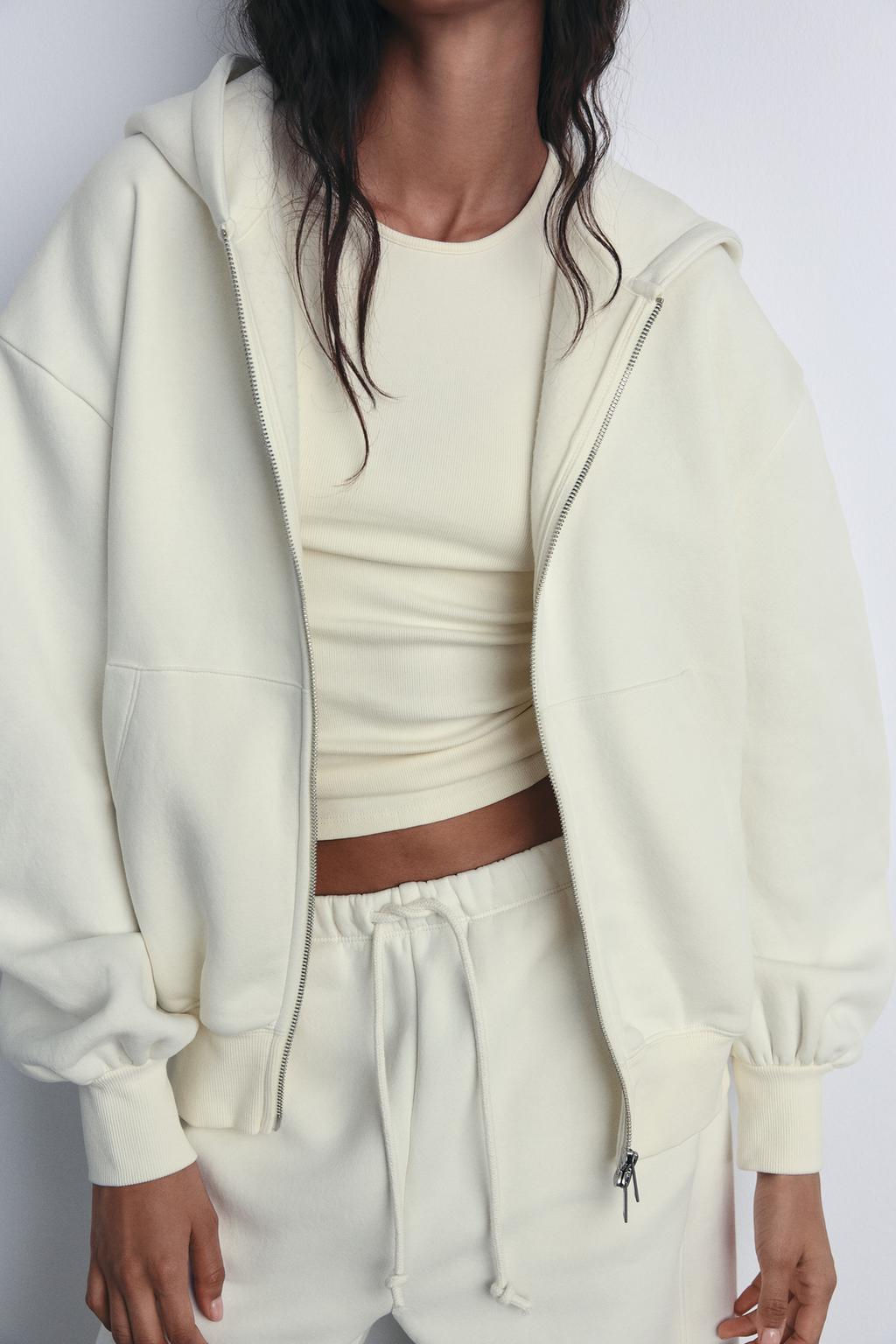 OVERSIZED ZIPPED SWEATSHIRT - Zara фото 39