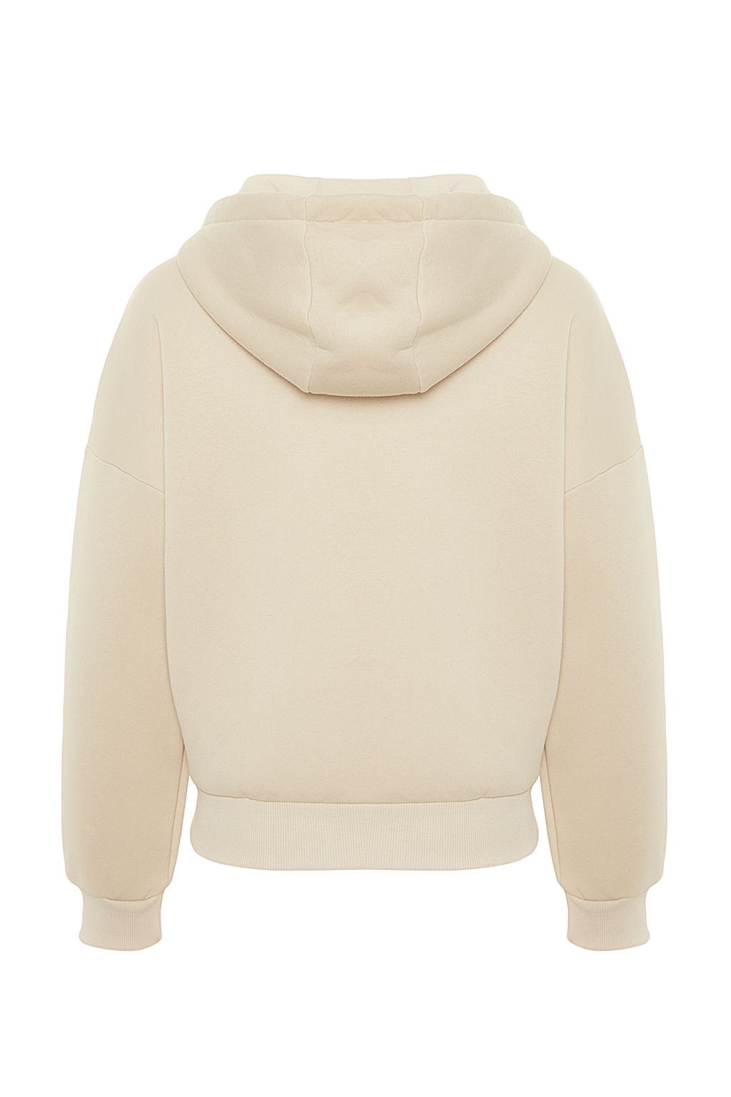 Tas Kal?n Ici Polarl? Kapusonlu Rahat Kesim Crop Orme Sweatshirt TWOAW24SW00065 - Trendyolmilla фото 8