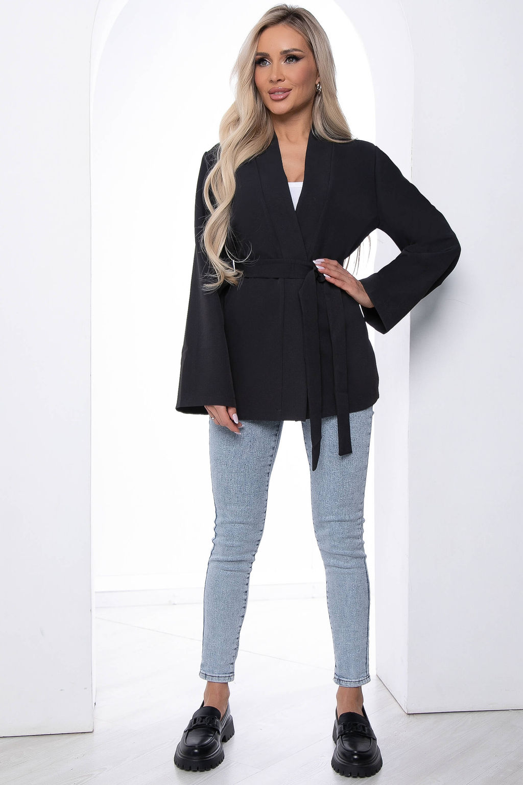 Жакет (черный) Б8868 - Lt collection фото 6