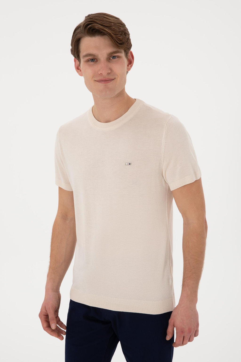 Erkek Slim Fit Bisiklet Yaka Ta_ Ti__rt Sepette S_rpriz _ndirim - U.s. polo assn фото 3
