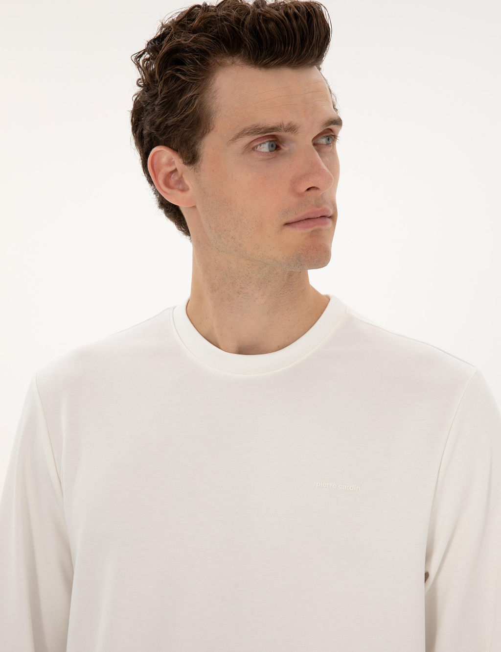 Ekru Regular Fit Sweatshirt - Pierre cardin фото 2