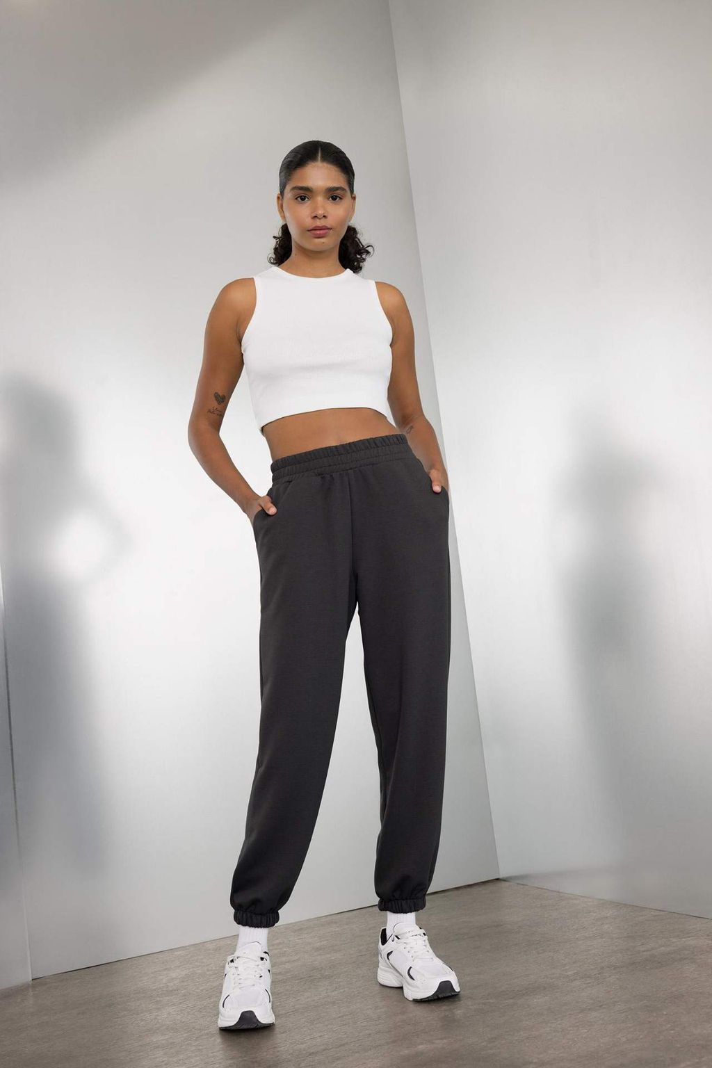 DeFactoFit Jogger Esofman Alt? Oversize Genis Kal?p Cepli Standart Boy Skuba Dalg?c Kumas  фото 2
