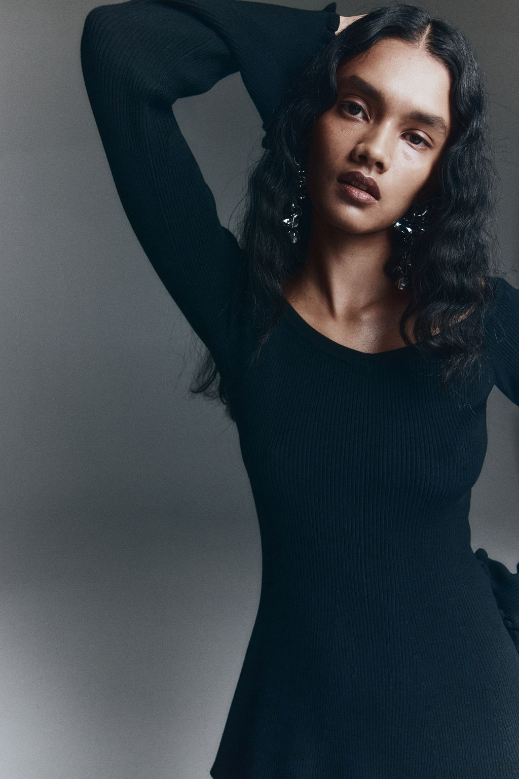 Top off-the-shoulder en punto de canal? - H&m фото 2