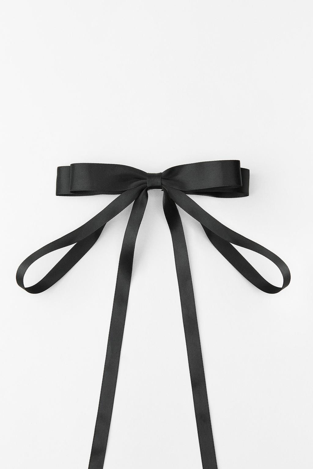 SATIN BOW HAIR CLIP - Zara фото 4