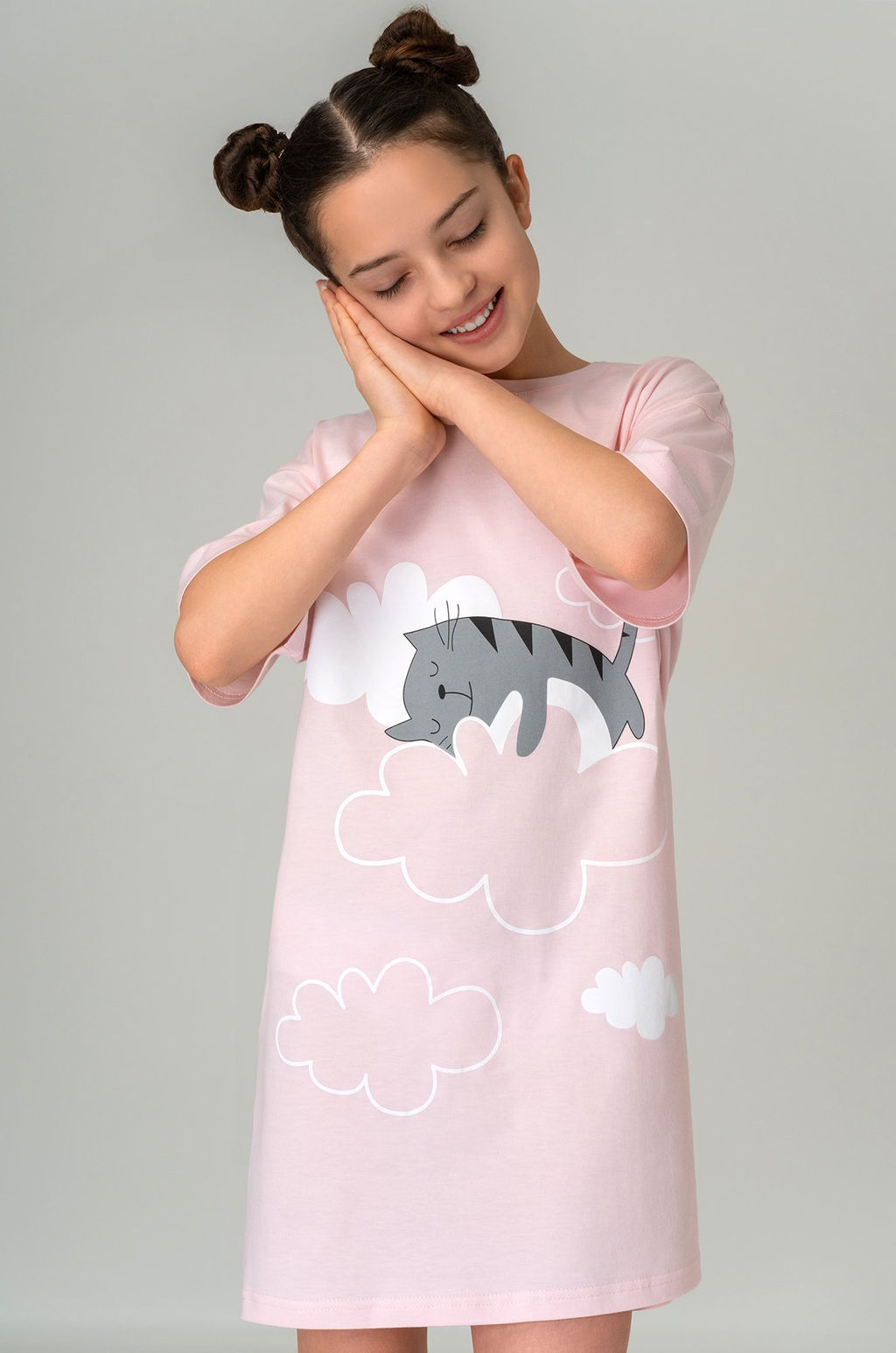 Туника оверсайз для девочки Happyfox