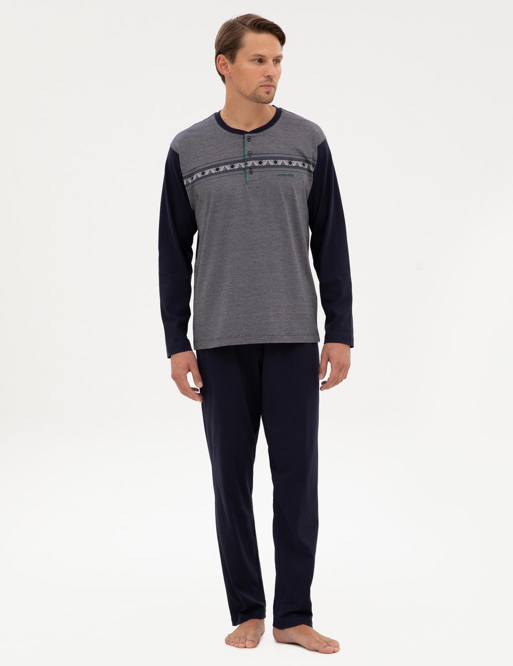 Lacivert Pijama Tak_m_ - Pierre cardin фото 4