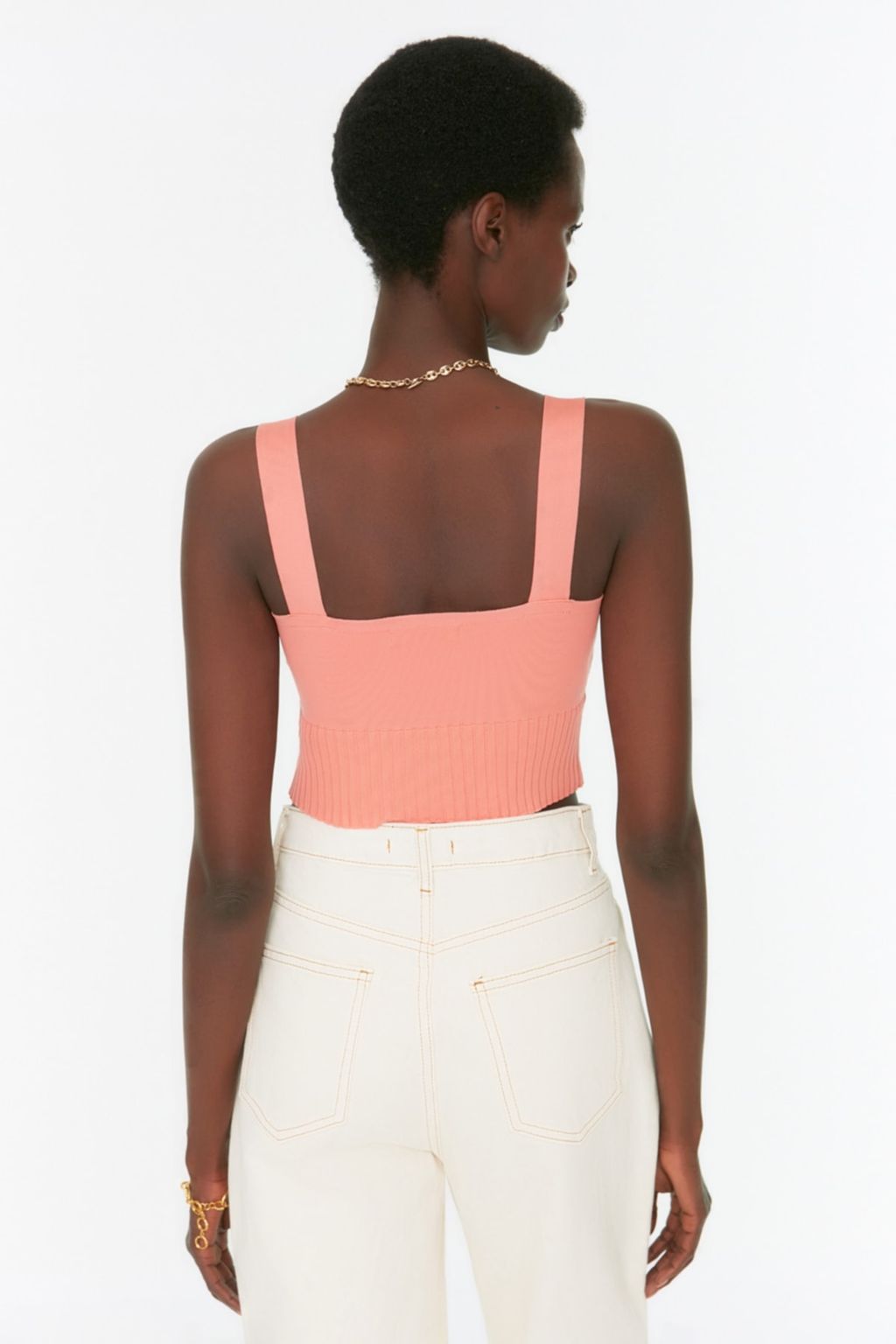 Trendyolmilla Mint Kalp Yaka Crop Triko Ince Bluz TWOSS22BZ1105  фото 25