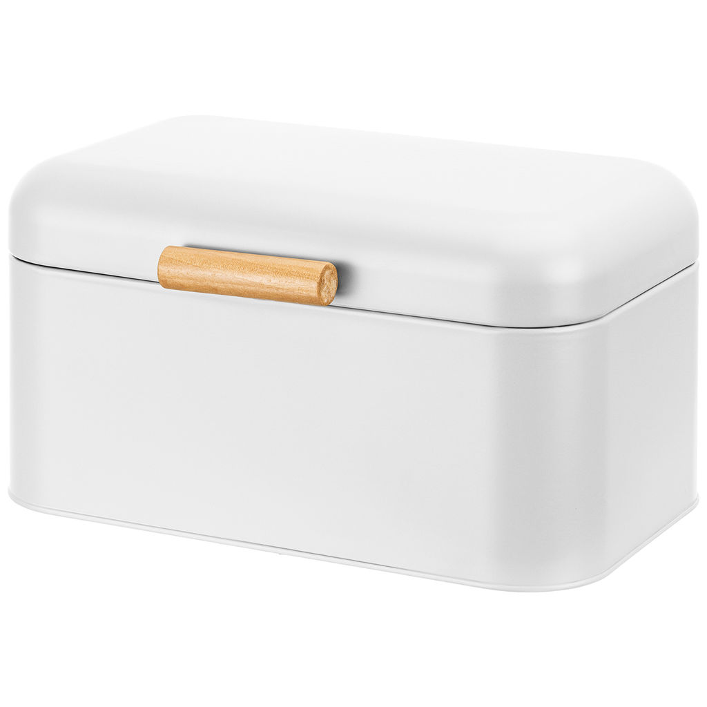 Хлебница 30,5*20,7*16,1 см "Белая" с крышкой, белая