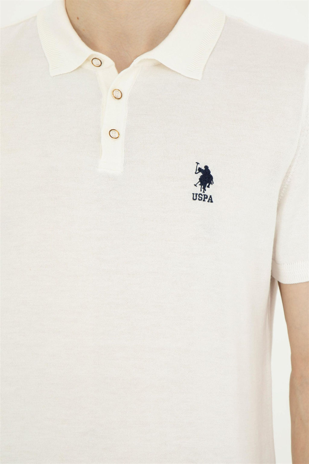 Мужской свитер цвета экрю - U.s. polo assn фото 7