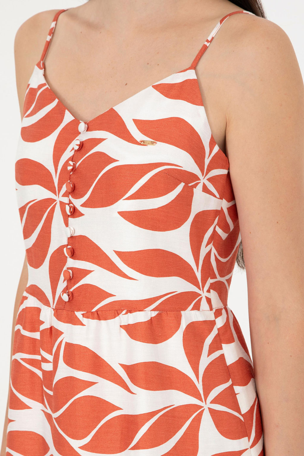 Женское пудровое платье из тканого материала Неожиданная скидка в корзине - U.s. polo assn фото 6