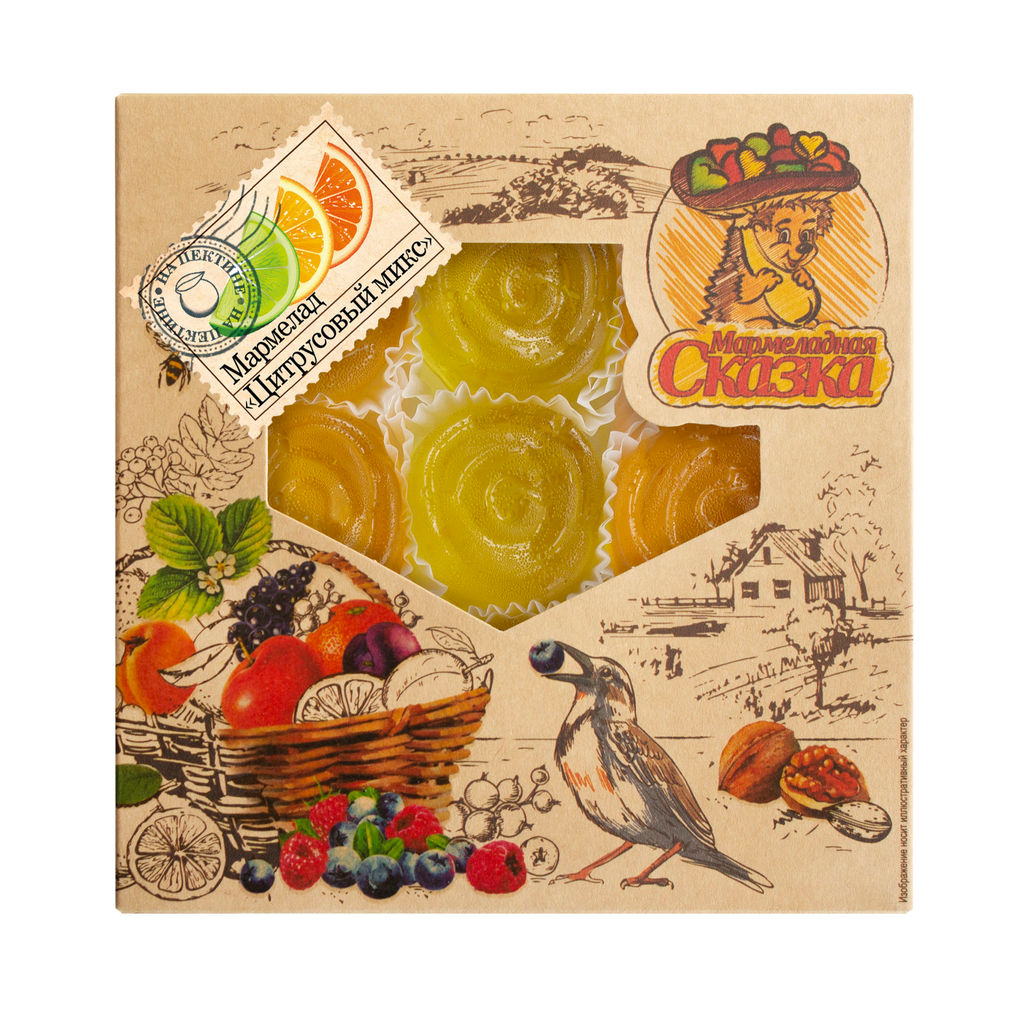 Мармелад желейный формовой "Цитрусовый микс" 300гр.