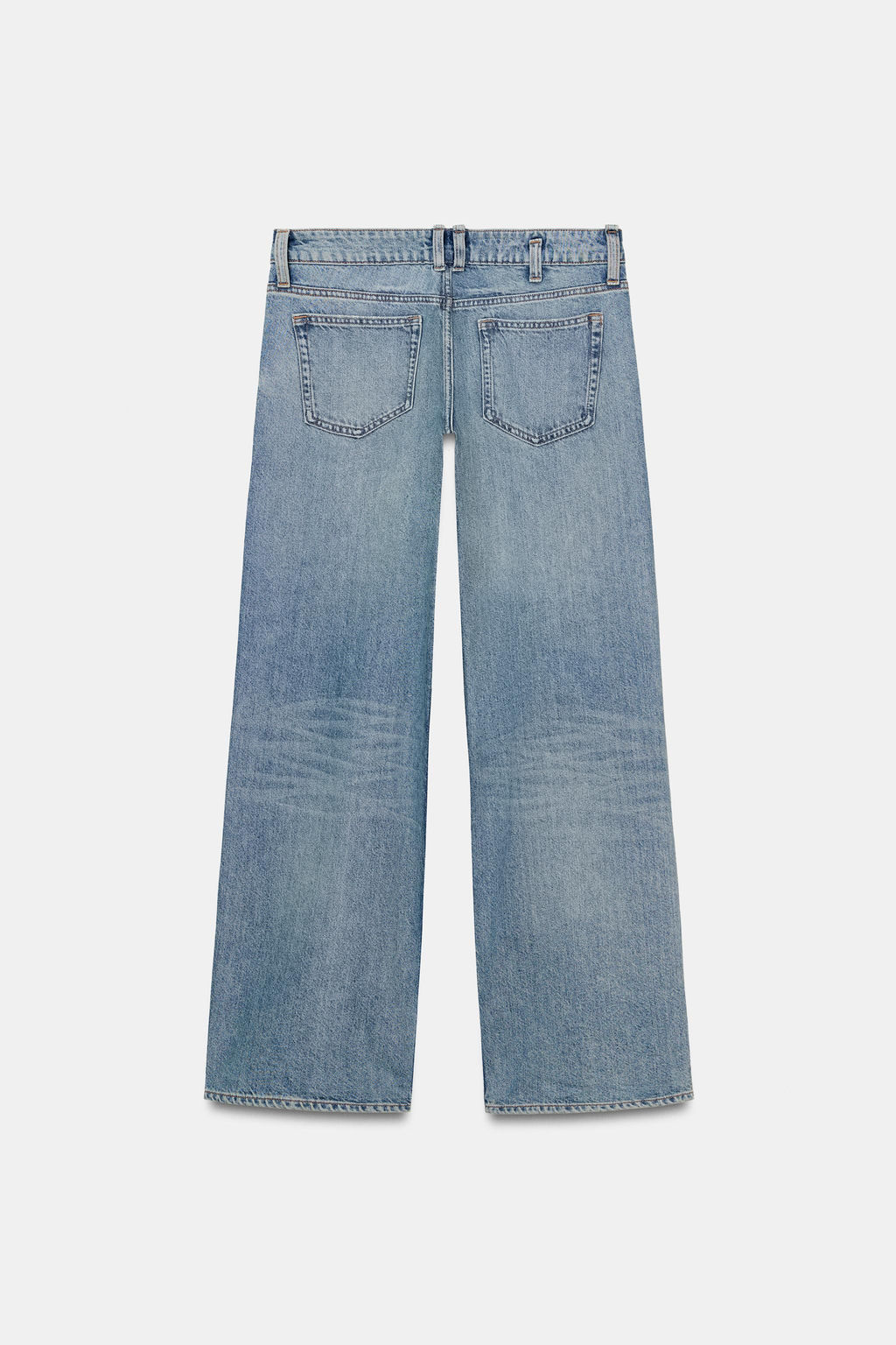 JEANS Z1975 STRAIGHT LOW-RISE RIPPED - Zara фото 10