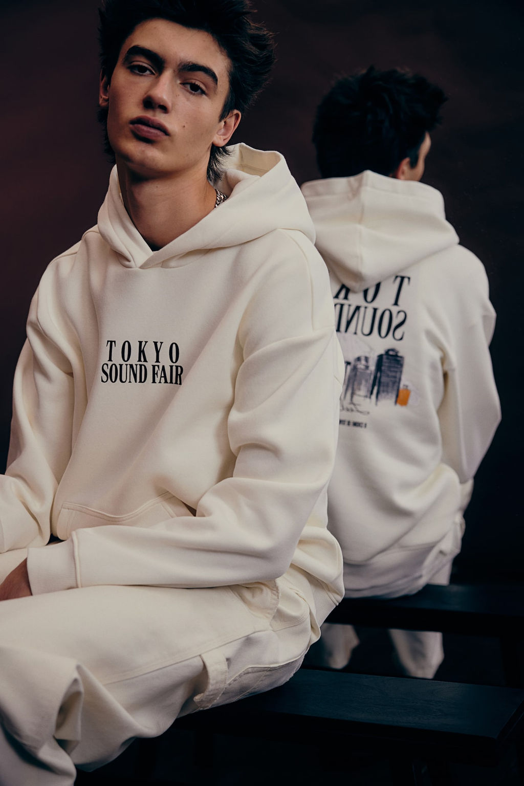 Sudadera con capucha y estampado Loose Fit - H&m фото 2