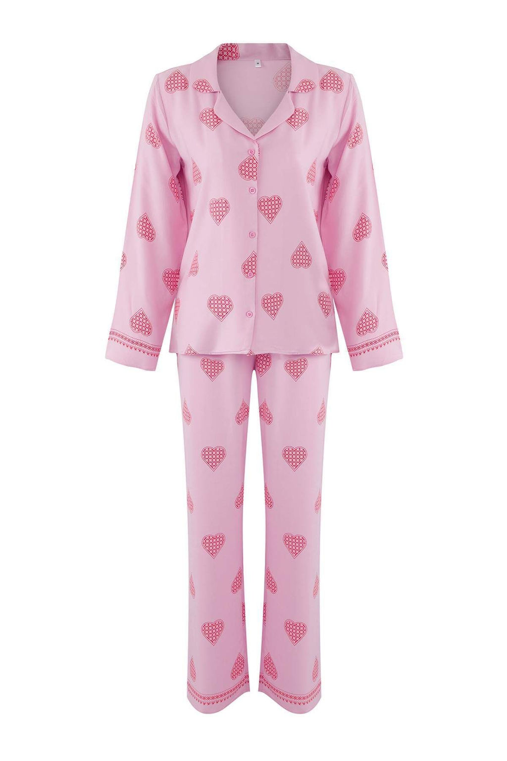 Ekru %100 Pamuklu Kapli Dokuma Pijama Tak?m? THMAW26PT00025 - Trendyolmilla фото 5