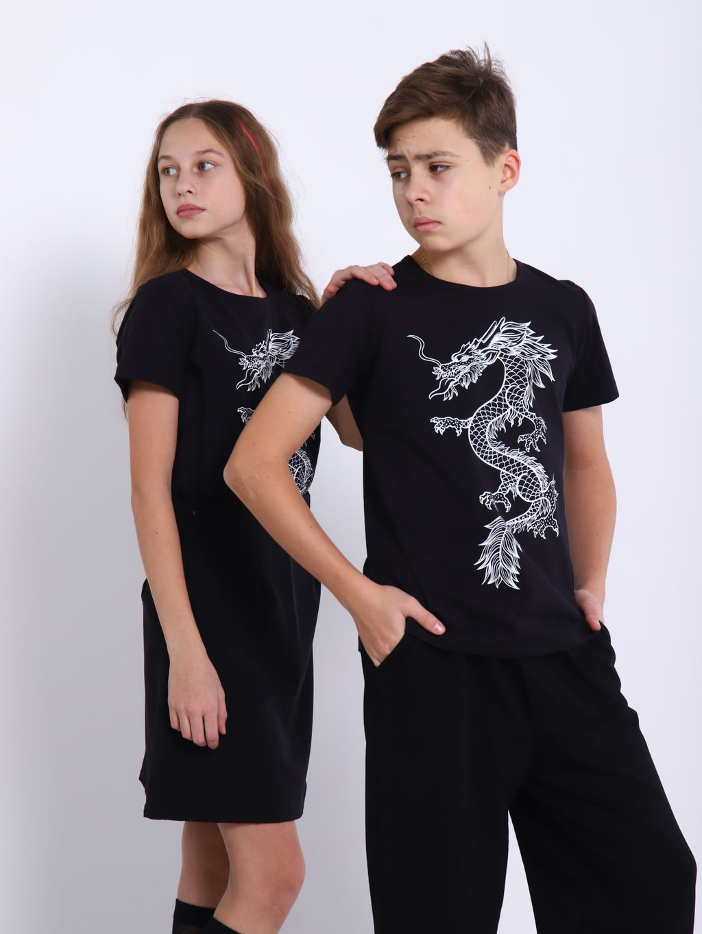 Футболка Горыныч черный - Ладошки фото 6