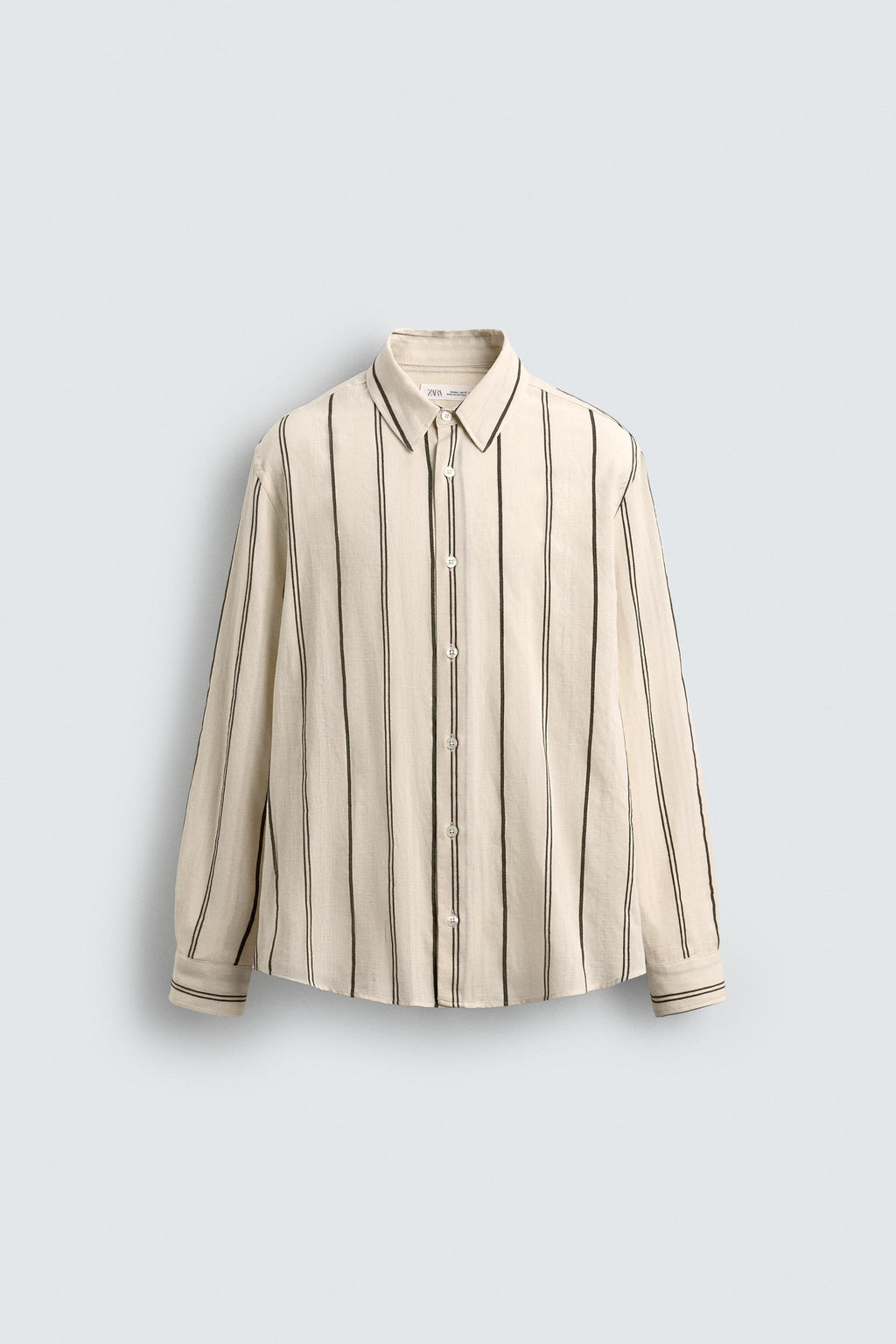 STRIPED JACQUARD SHIRT - Zara фото 7