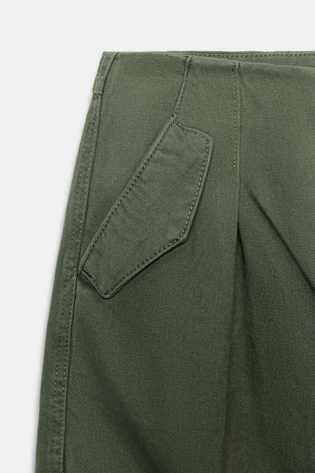 JEANS Z1975 CARGO TIRO MEDIO / Khaki - Zara фото 10