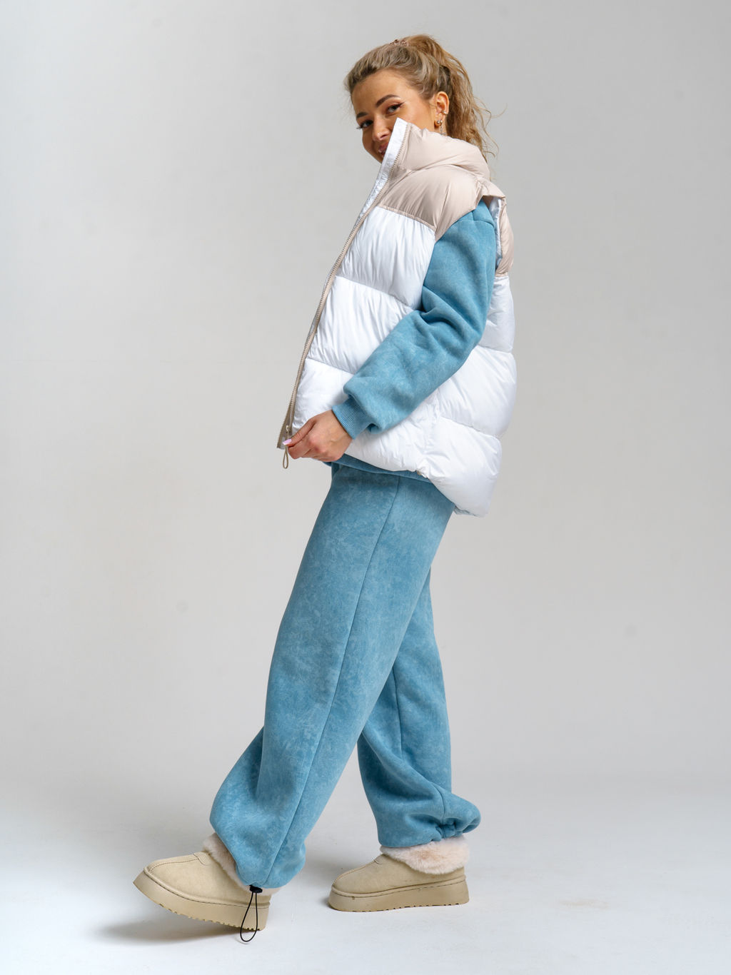 983 Костюм "Голубой/винтаж"