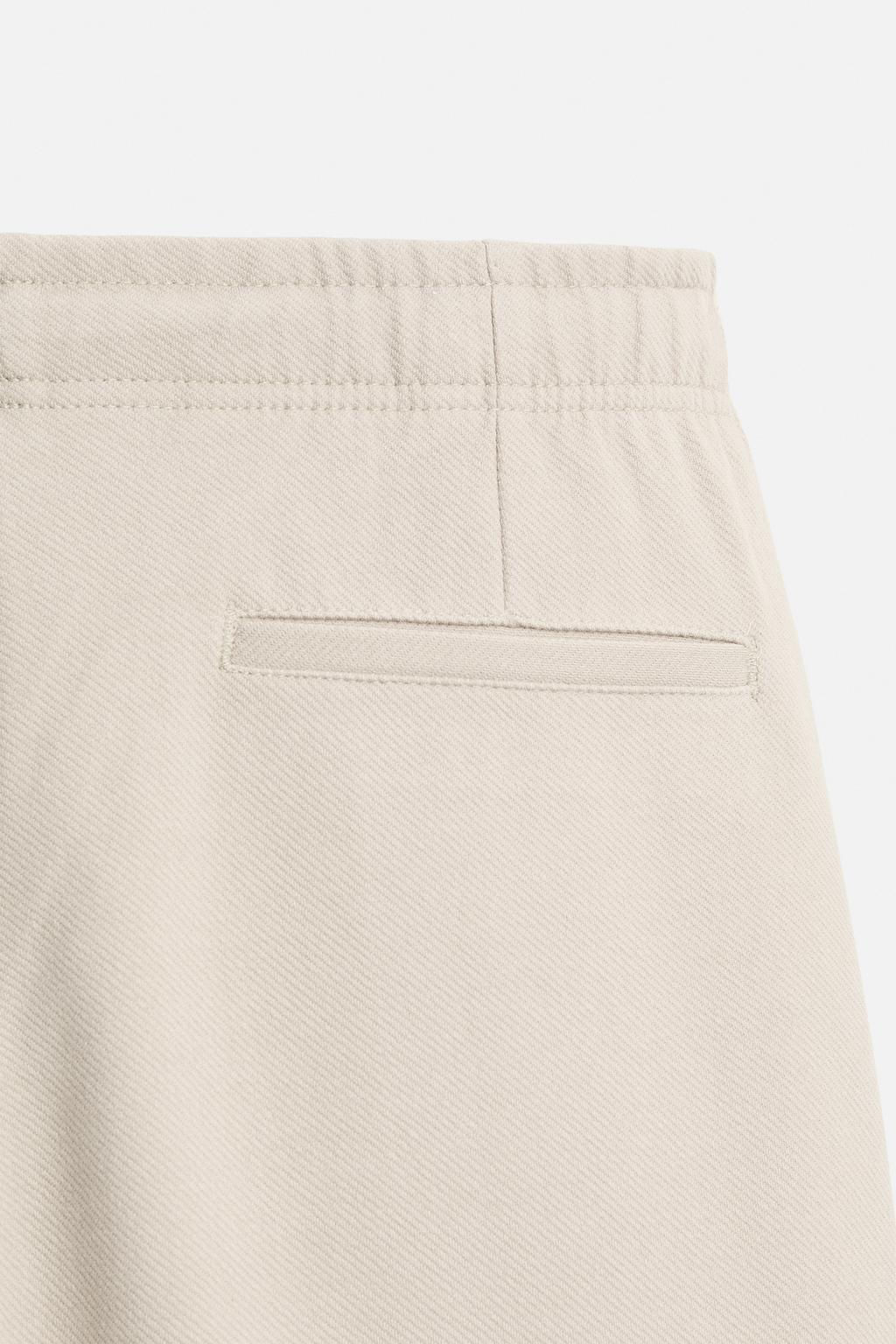 COMFORT FIT JOGGER WAIST TROUSERS - Zara фото 9