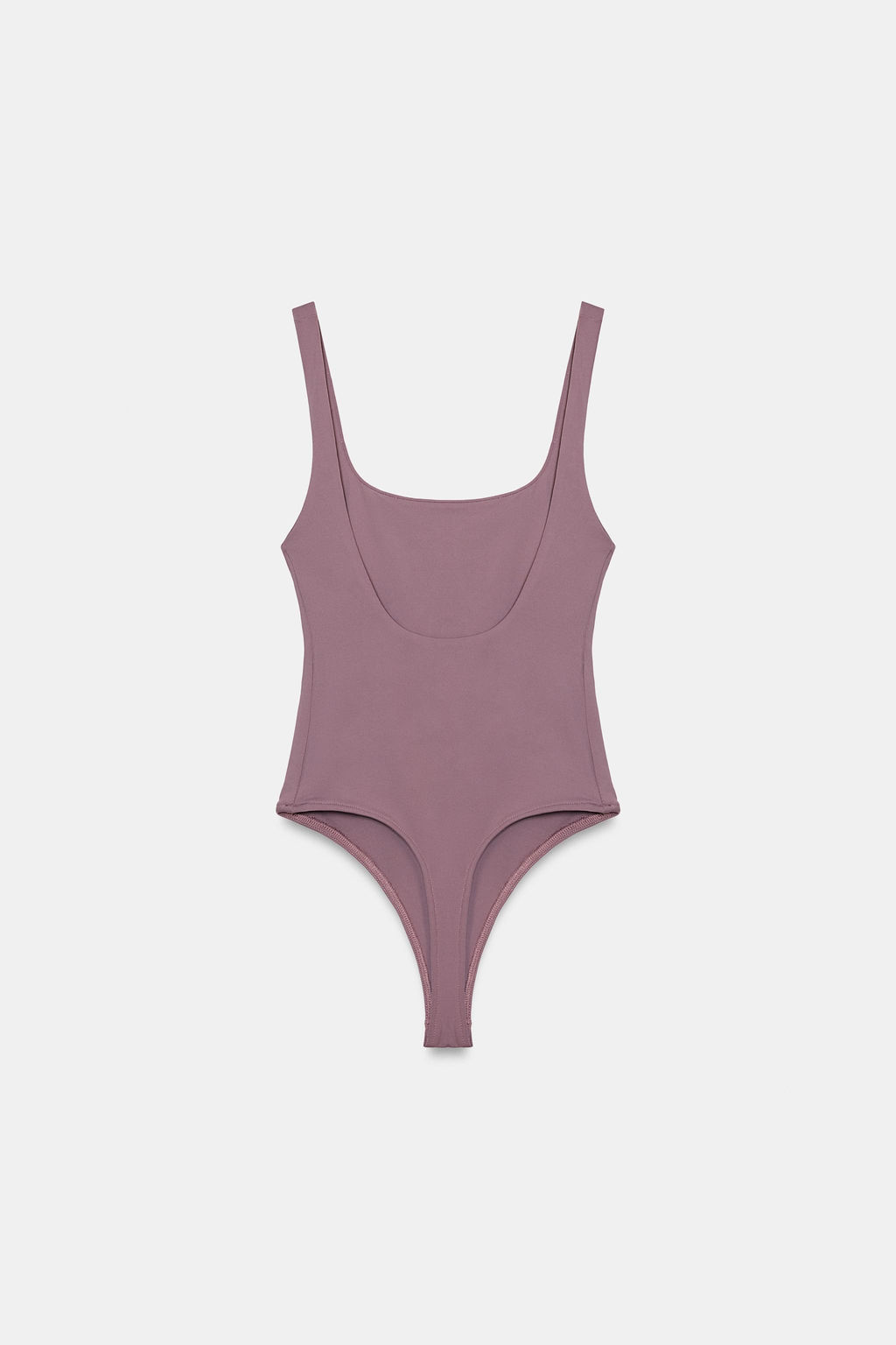 BODY EL?STICO ESCOTE CUADRADO / Rosa / Malva