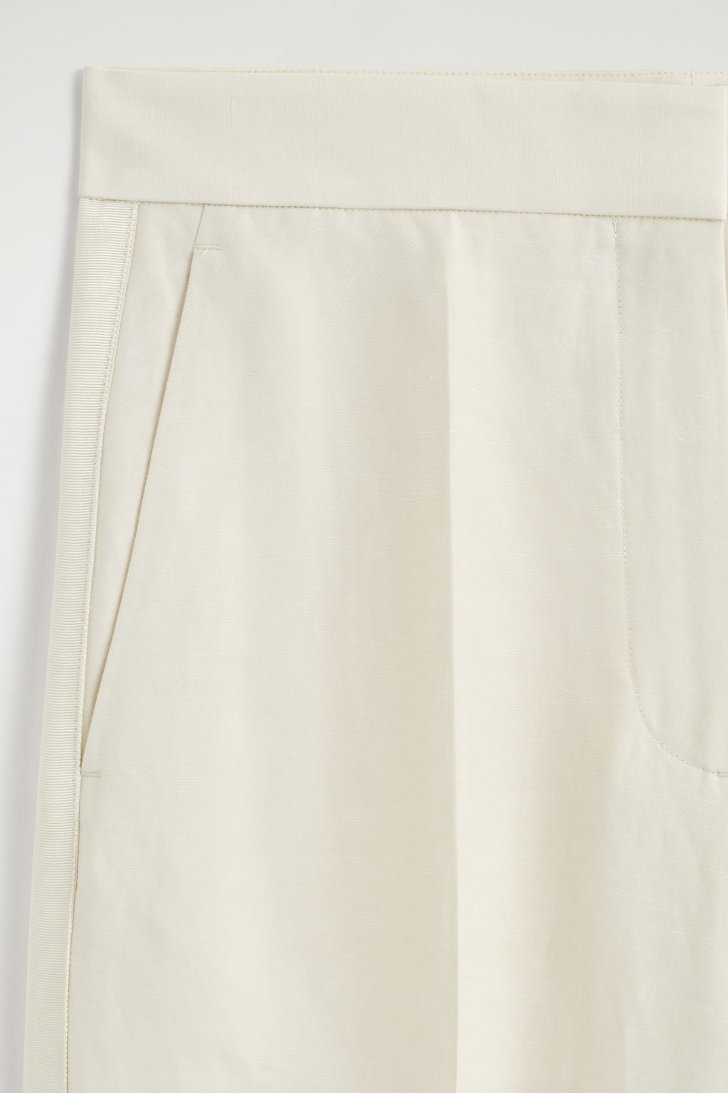 PANTAL?N SASTRE DE MEZCLA DE LINO STRAIGHT LEG - H&m фото 4