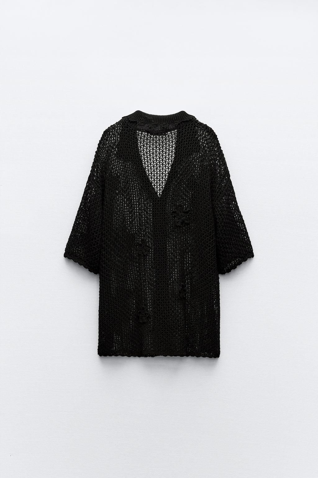 KNIT POLO TOP - Zara фото 4