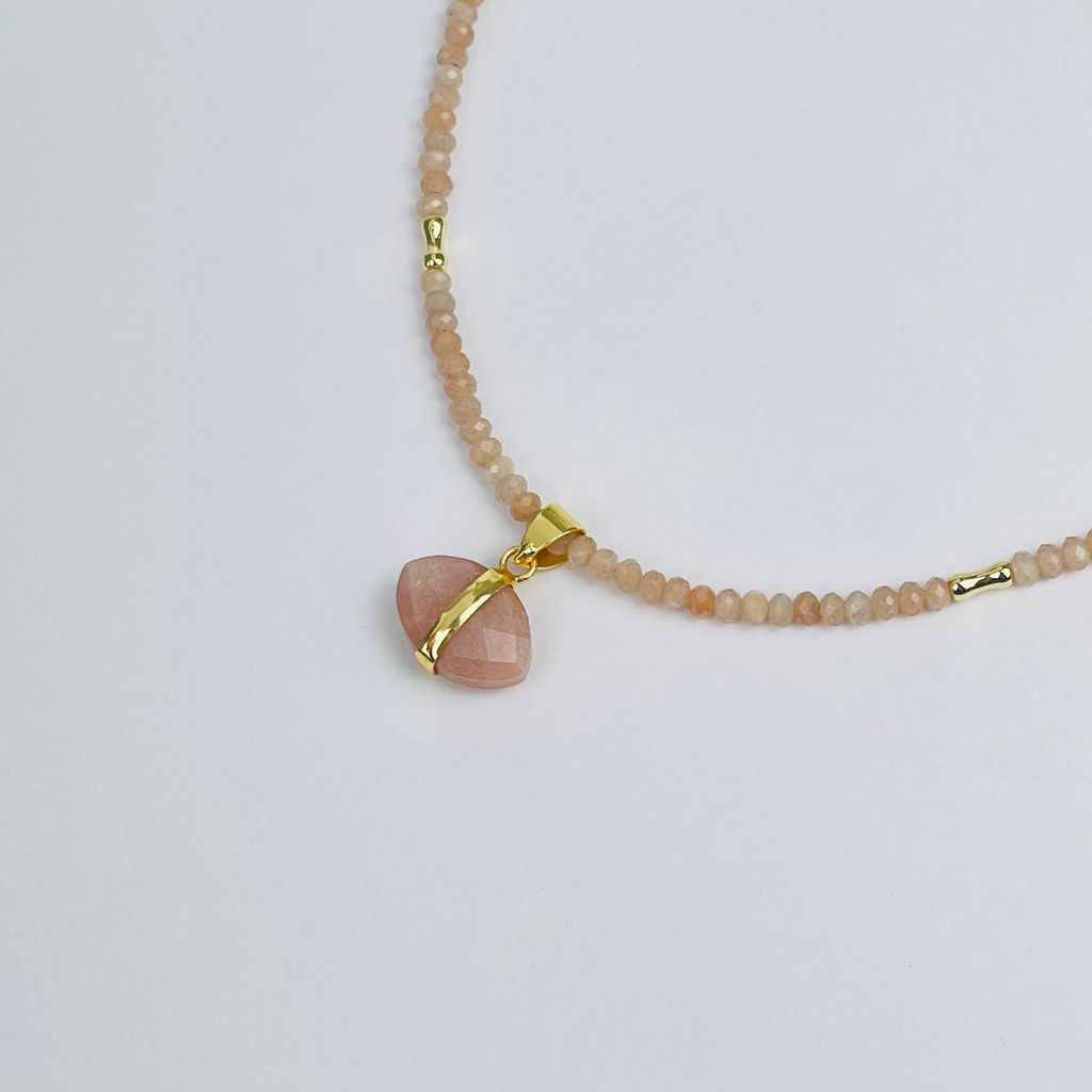 Колье из Лунного камня 40 см +