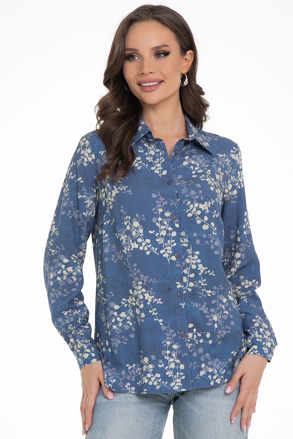 Рубашка Жаклин (джинс)