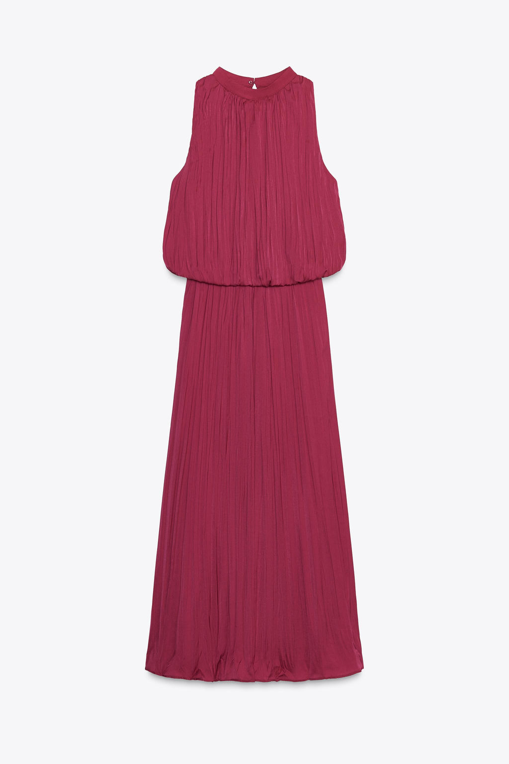 CREASED-EFFECT PLEATED MIDI DRESS - Zara фото 7