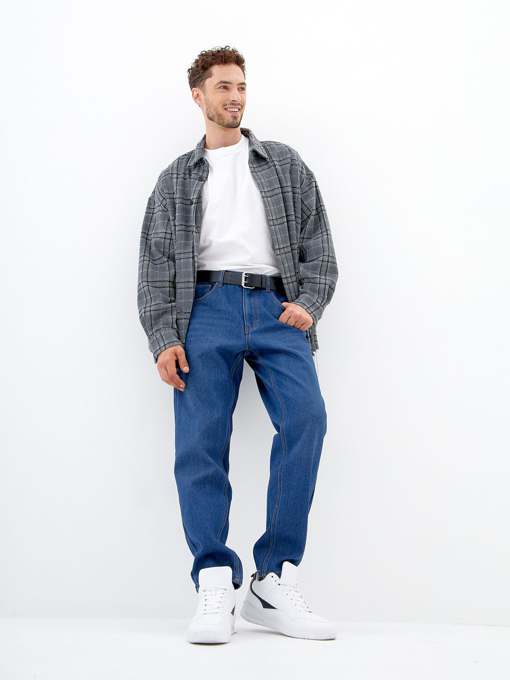 Утепленные Мужские джинсы TAPER-SLIM - Mossmore фото 25