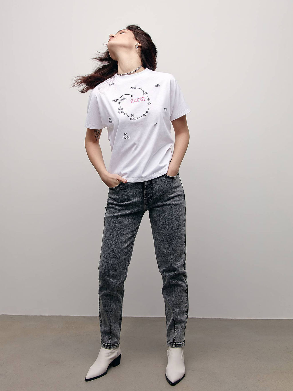 CONTE LD 1676 Футболка женская white - Conte elegant фото 4