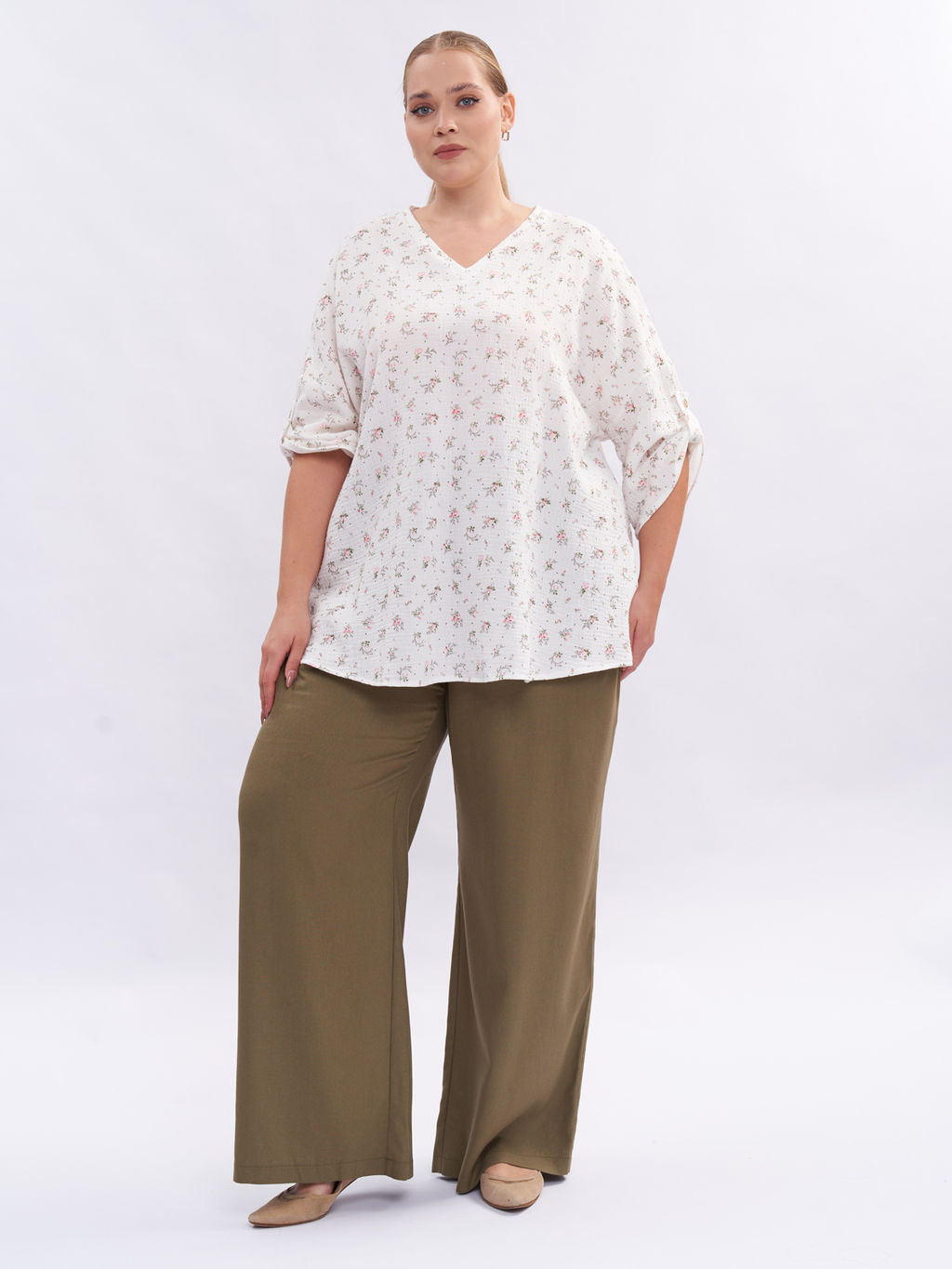 Брюки льняные BB31052TBK58