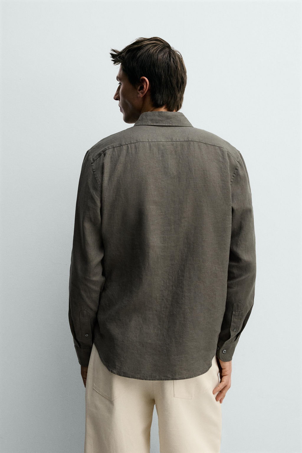 PANTAL?N RELAXED FIT ALGOD?N - LINO / Marino - Zara фото 3