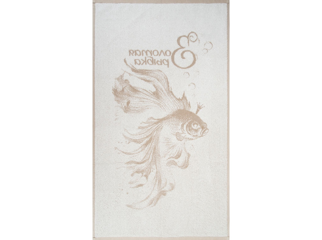 Полотенце махровое 6с103.512ж2 Золотая рыбка(лен3) 50х90см