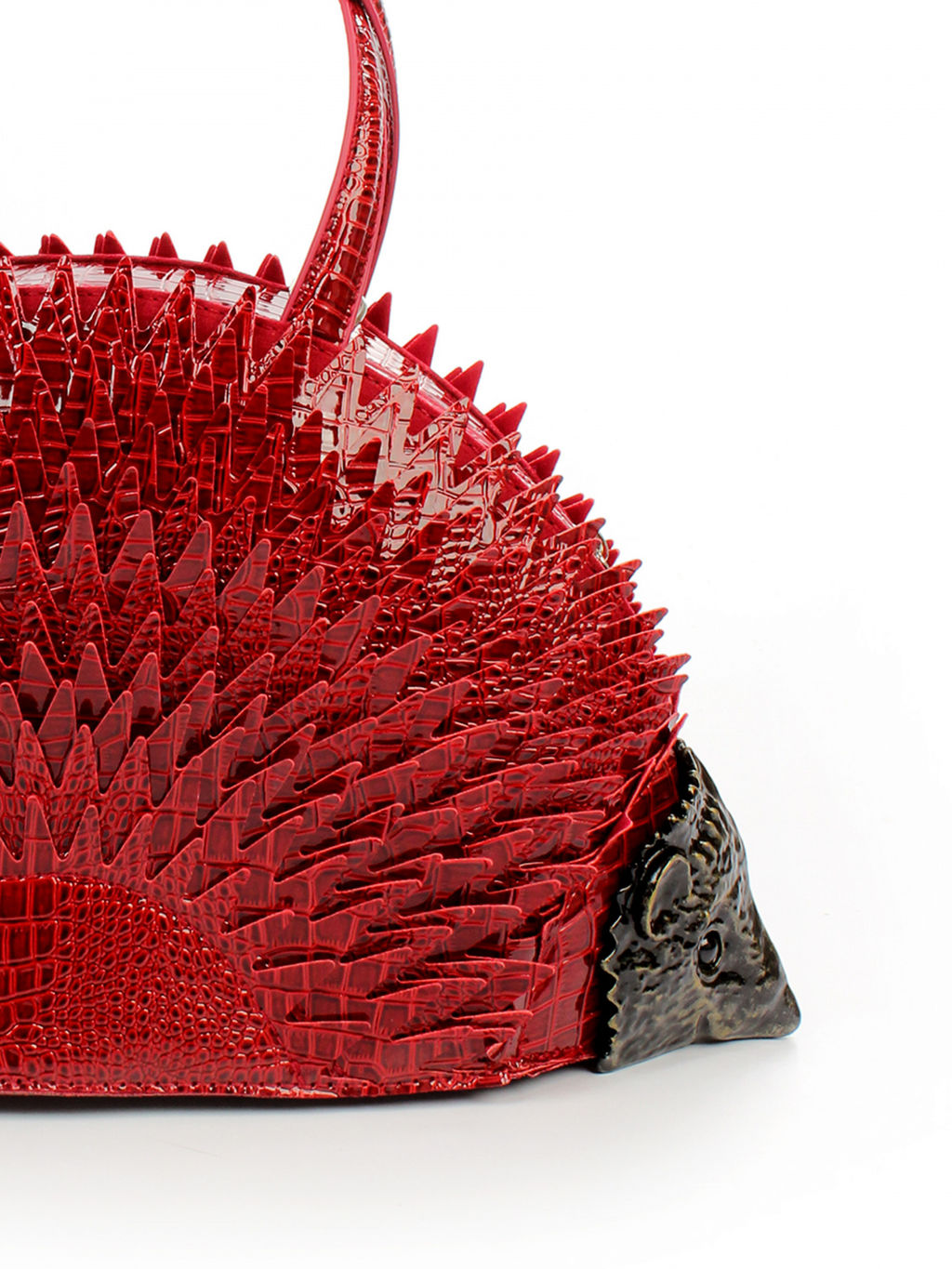 LACCOMA сумка ИГР25118-ежик-красный эко кожа хлопок  фото 3